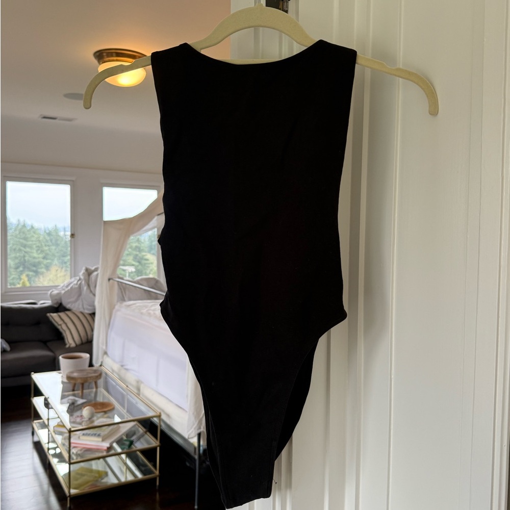 Los Angeles Apparel Black Dance Bodysuit